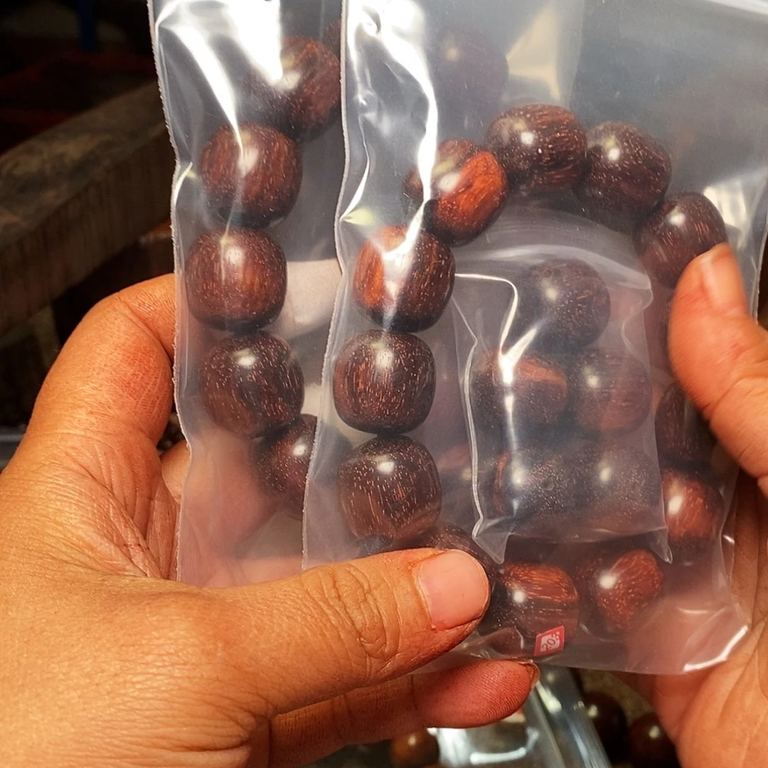 檀香紫檀（小叶紫檀）手串墨*黑定制加工费