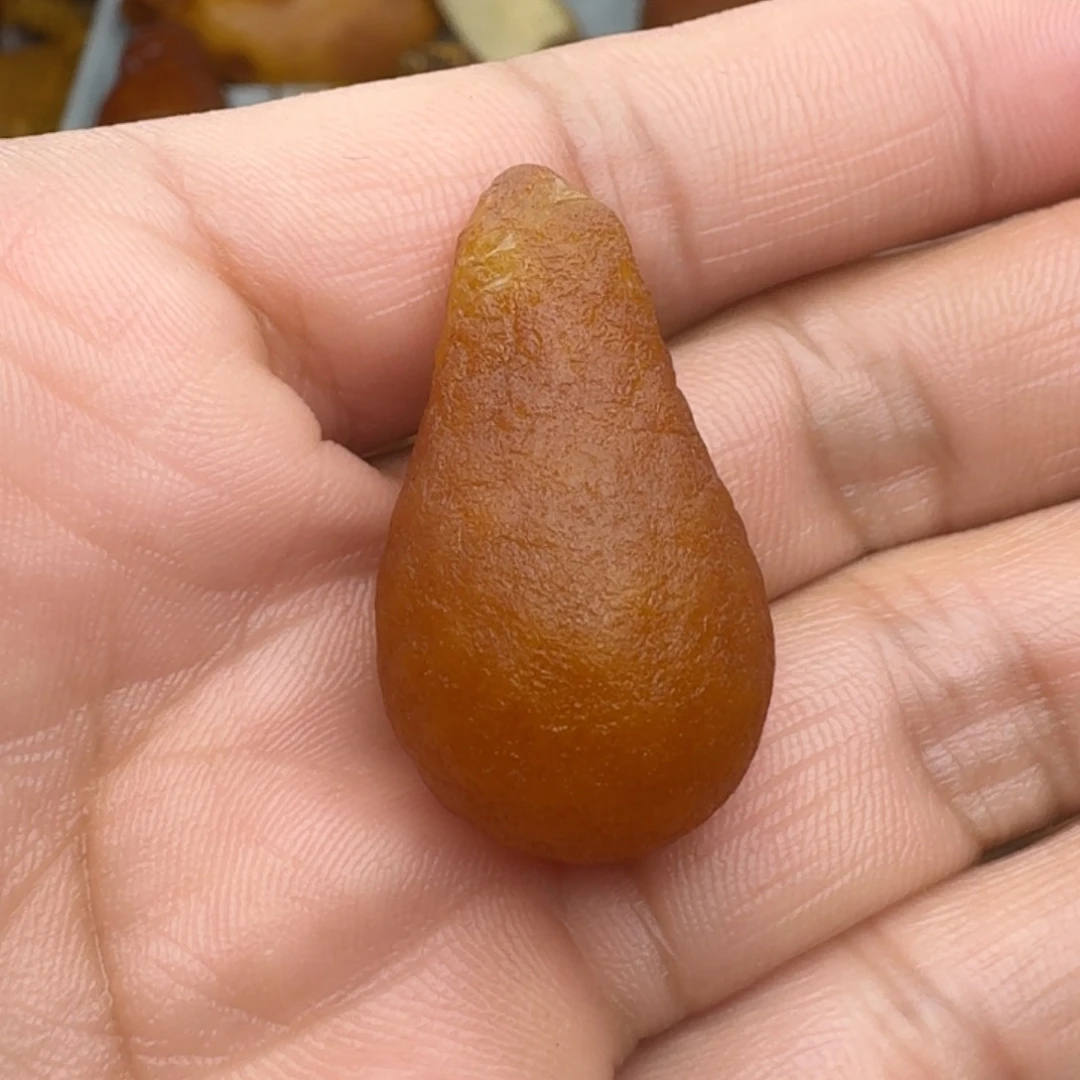 蜜蜡珠宝奇石未镶嵌天然蜜蜡海飘吊坠