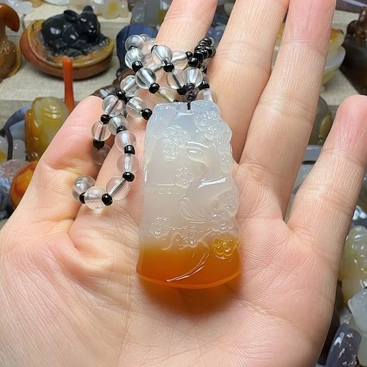 玛瑙/玉髓未镶嵌饰品