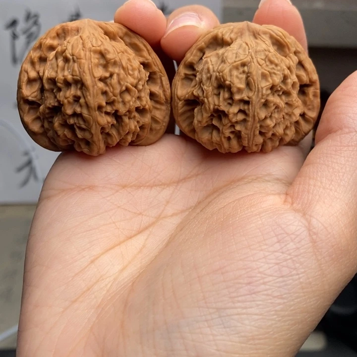 御***影吊坠文玩核桃精品24566