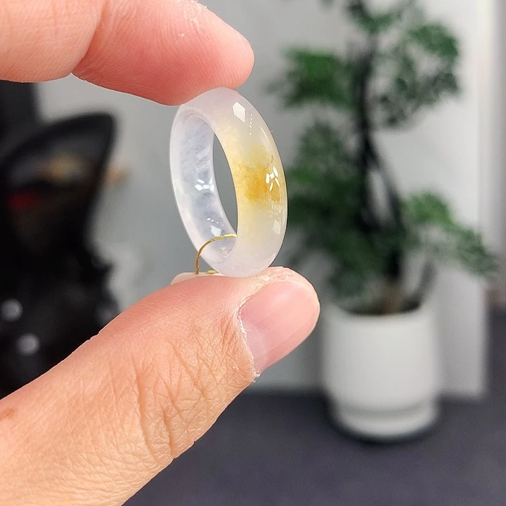 翡翠未镶嵌戒指13号