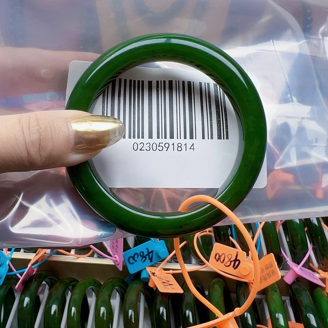 和田玉手镯未镶嵌58_59