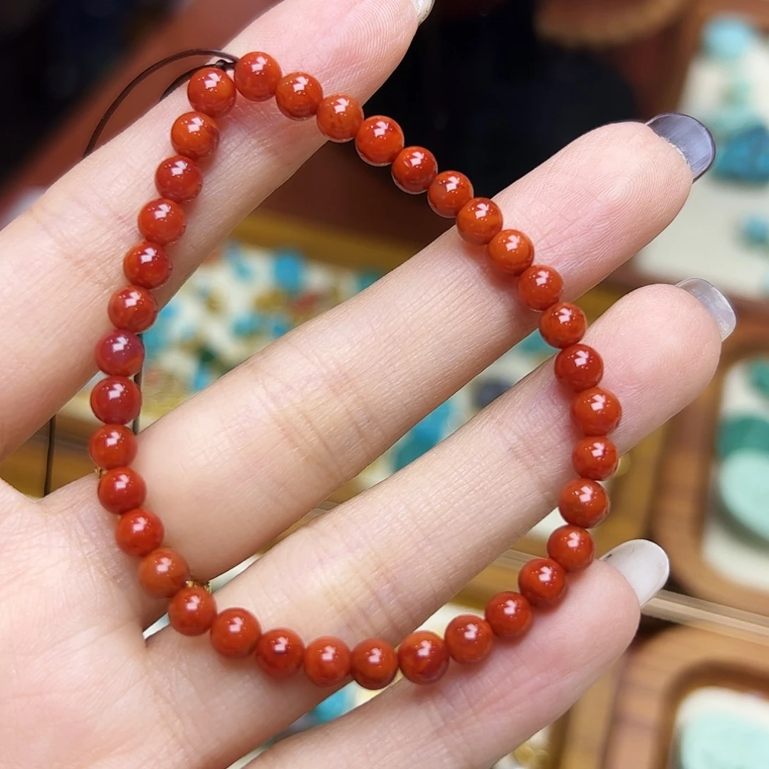 盈***版南红玛瑙未镶嵌手链南红