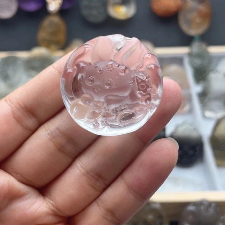 水晶吊坠(不含链)未镶嵌