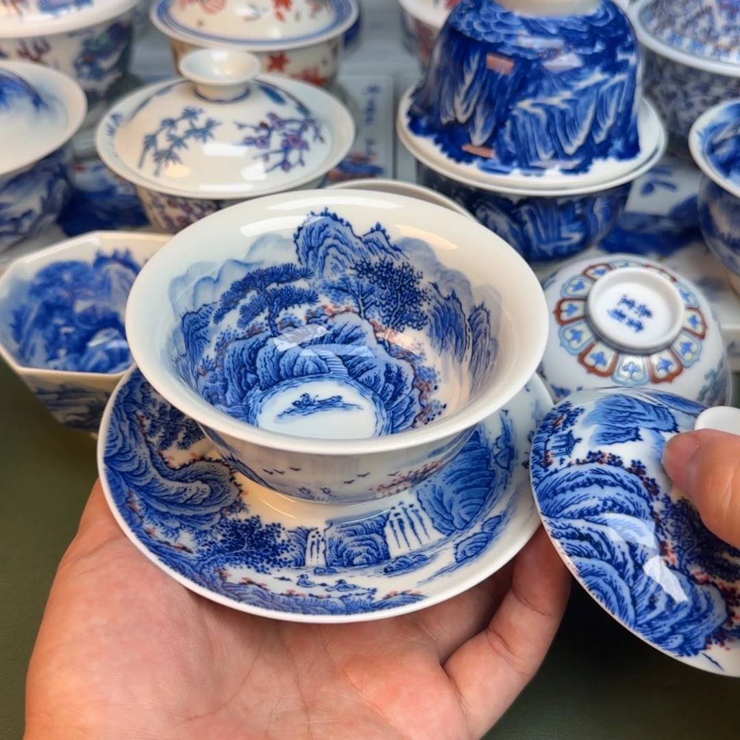彦祖纯手工手绘茶具175