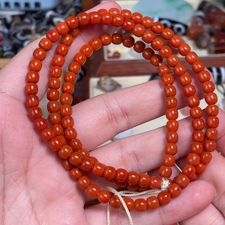 南红玛瑙未镶嵌颈饰31