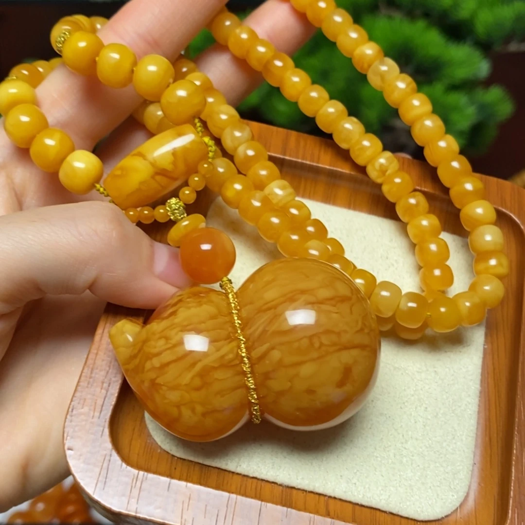【闪购商品】蜜蜡颈饰未镶嵌项链