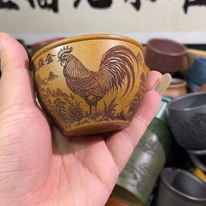 茶杯紫砂全手工紫砂主人杯