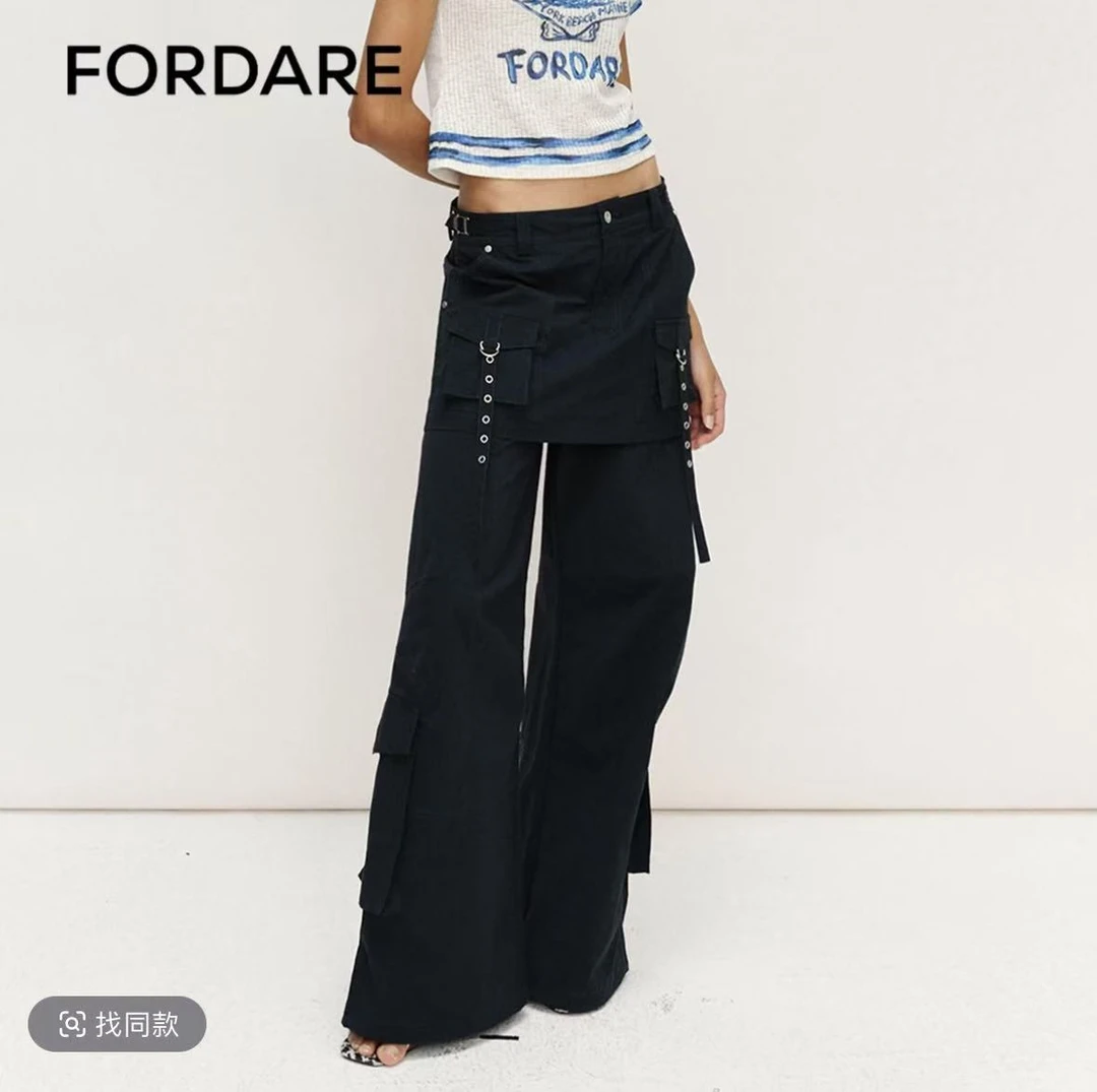 FORDARE 2025年新款 工装降落伞裙裤1599