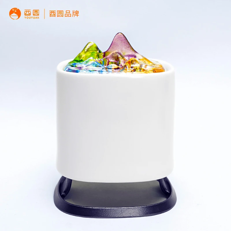 观涛燃香炉多样性琉璃盖数码线控高温出烟家用室内沉檀香酉圆工坊