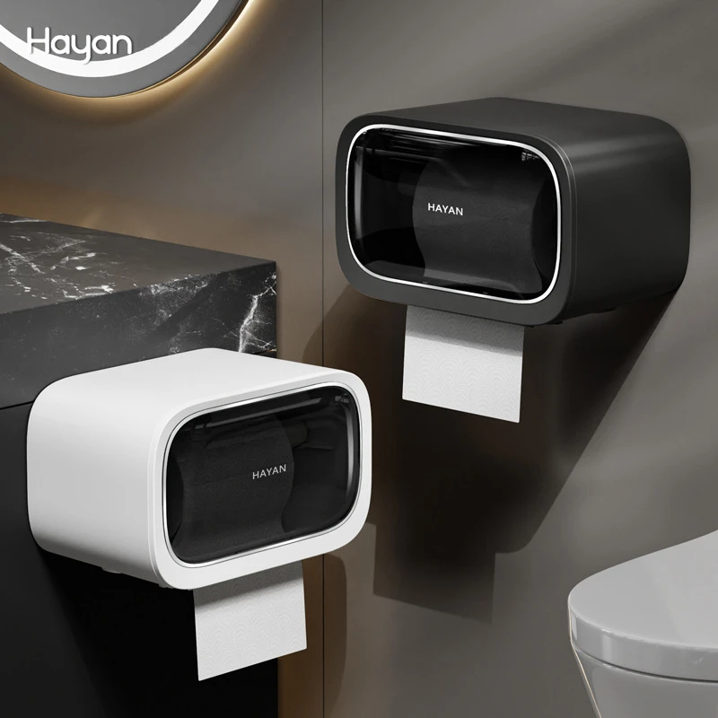 卫生纸盒卫生间纸巾卷纸抽纸厕纸置物架壁挂式免打孔防水厕所挂架