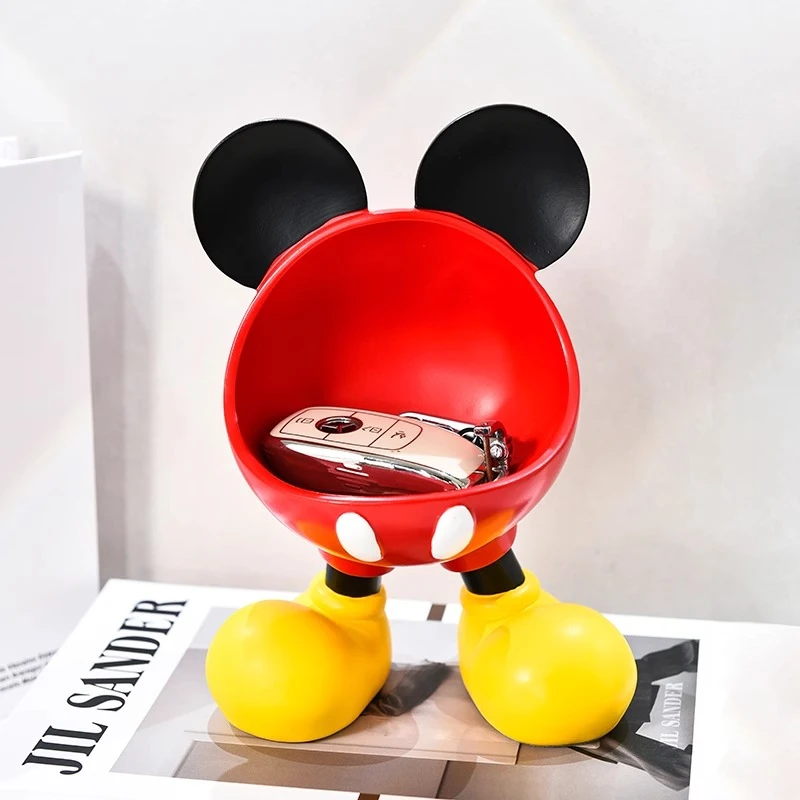 创意卡通米奇入户放钥匙收纳玄关摆件客厅家居装饰品