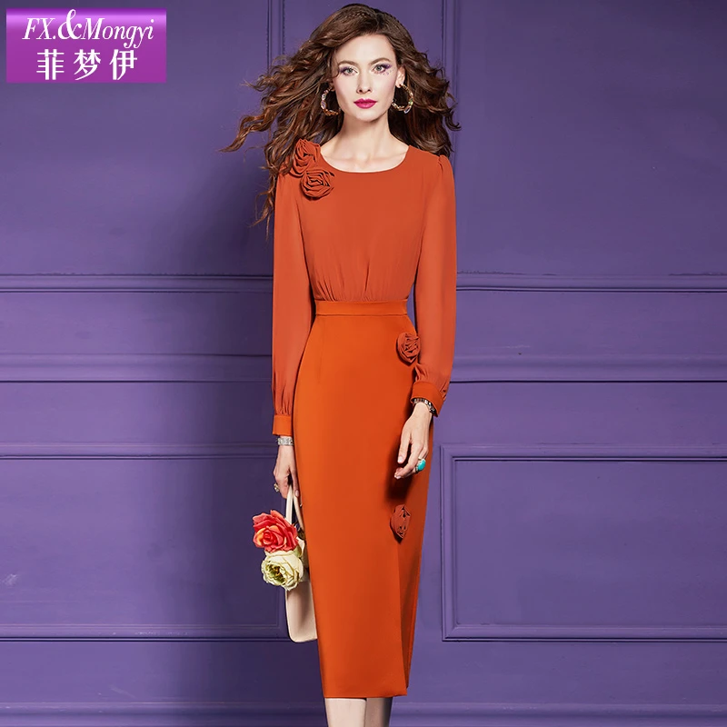 菲梦伊新款时尚连衣裙63436