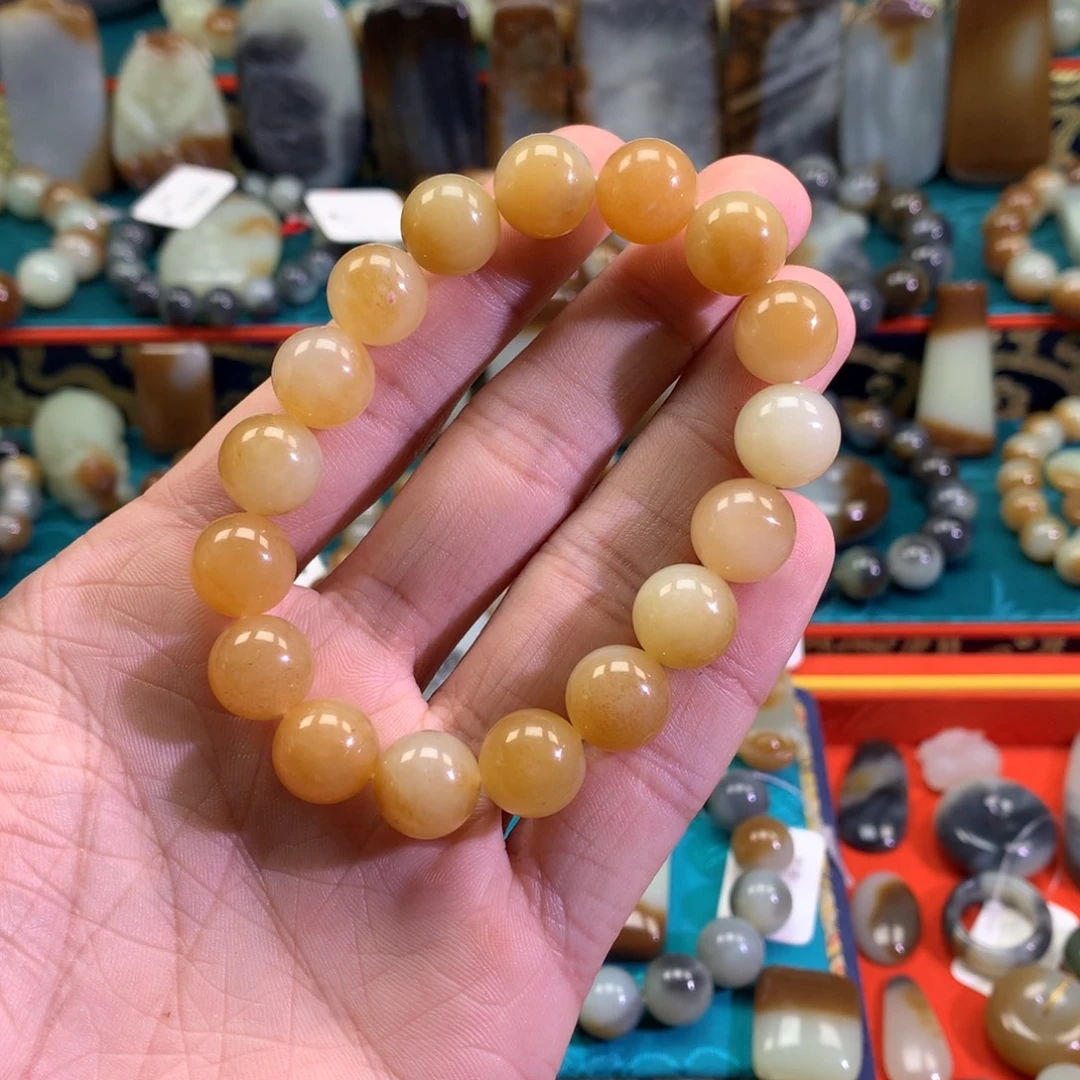 和田玉未镶嵌手链