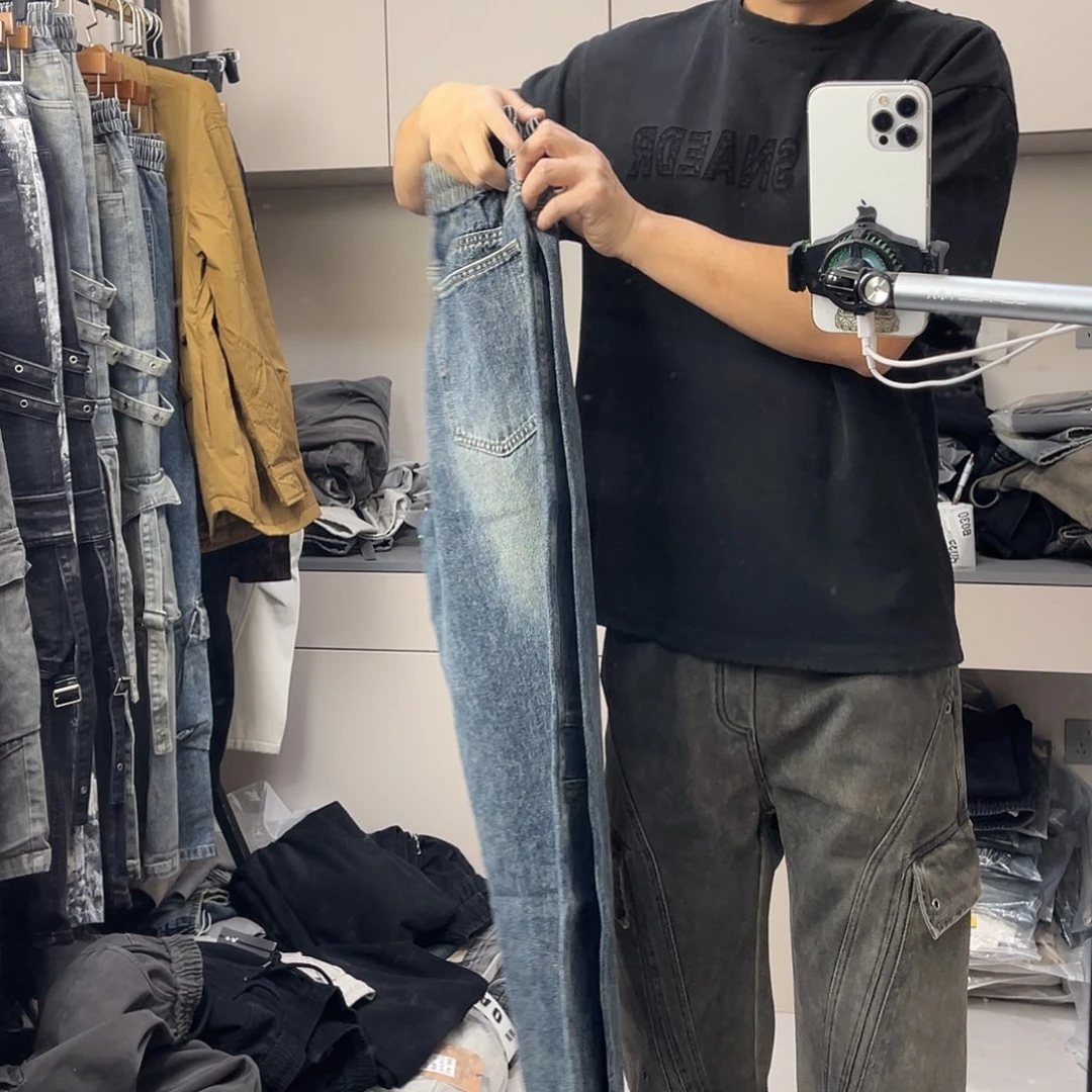 王白浪拍牛仔裤1啊