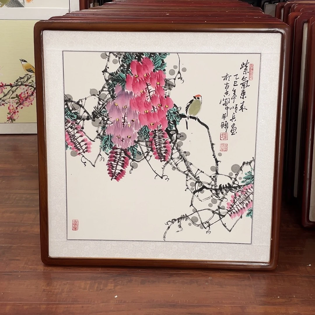 国画带框尺寸63*63厘米