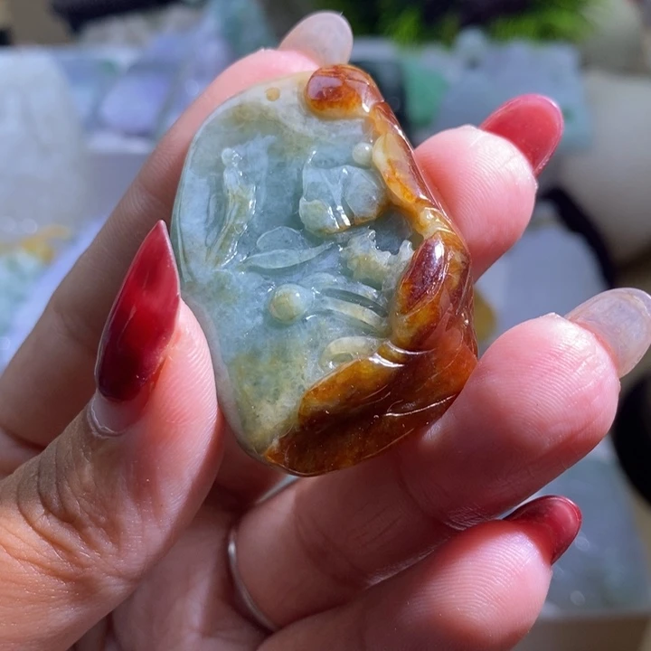 【闪购商品】翡翠挂件未镶嵌悟道