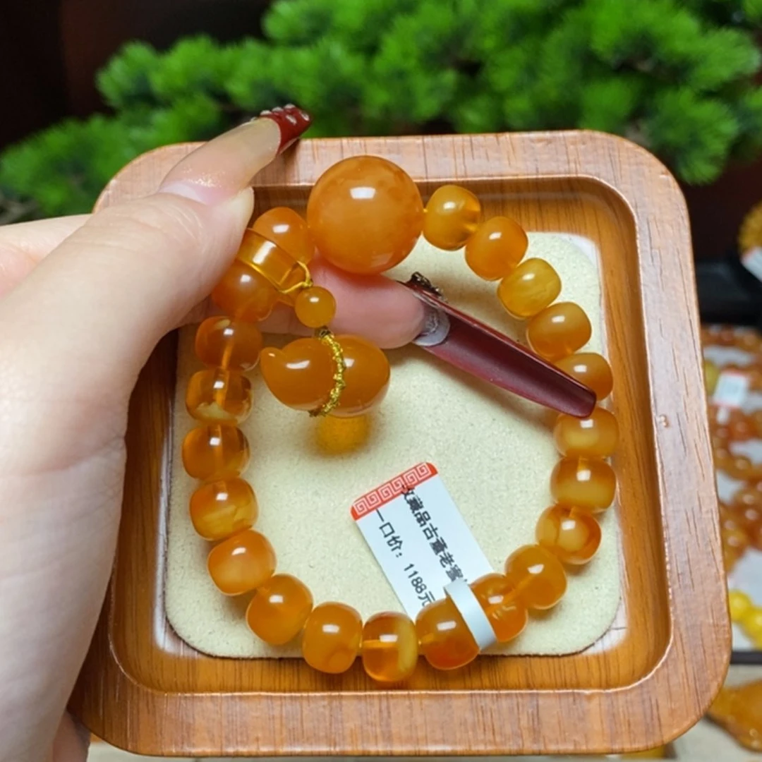 【闪购商品】手链蜜蜡未镶嵌手串