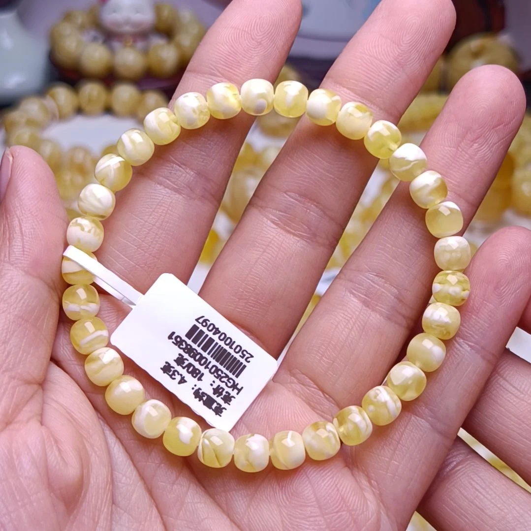 【闪购商品】未镶嵌蜜蜡手串6+老型手串