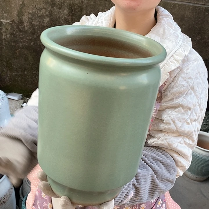 紫砂花盆正品口20高30