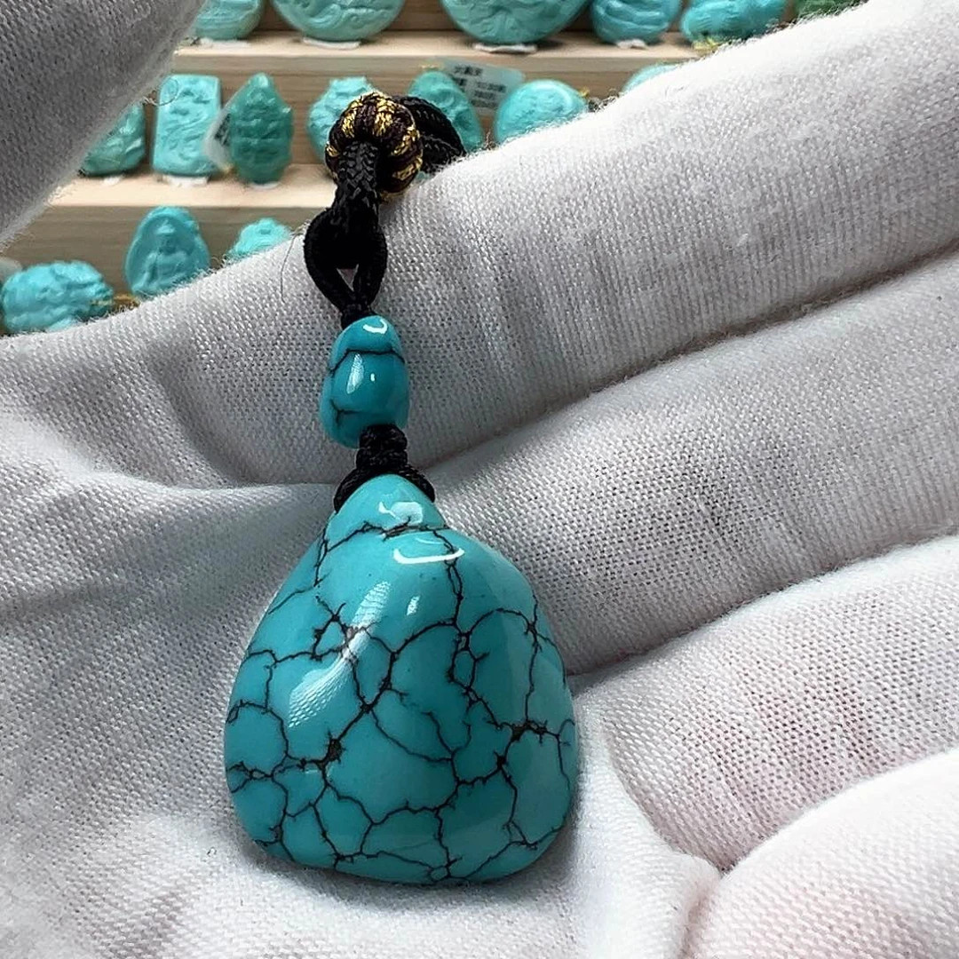 未镶嵌绿松石随形21.5mm