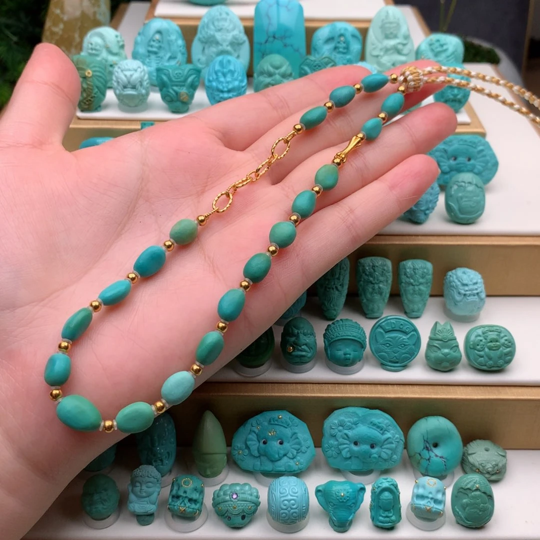 绿松石未镶嵌配饰