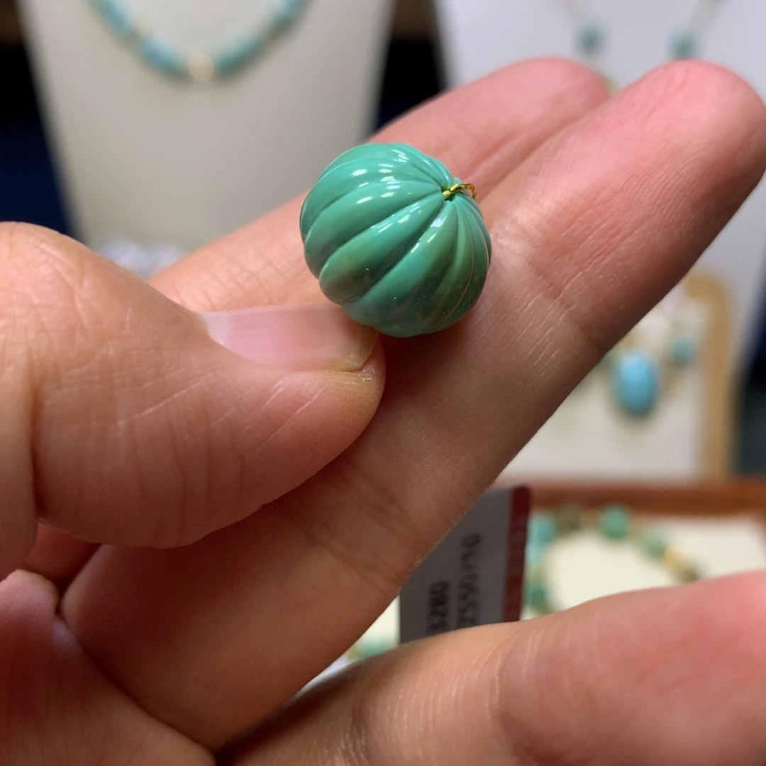 未镶嵌绿松石南瓜珠