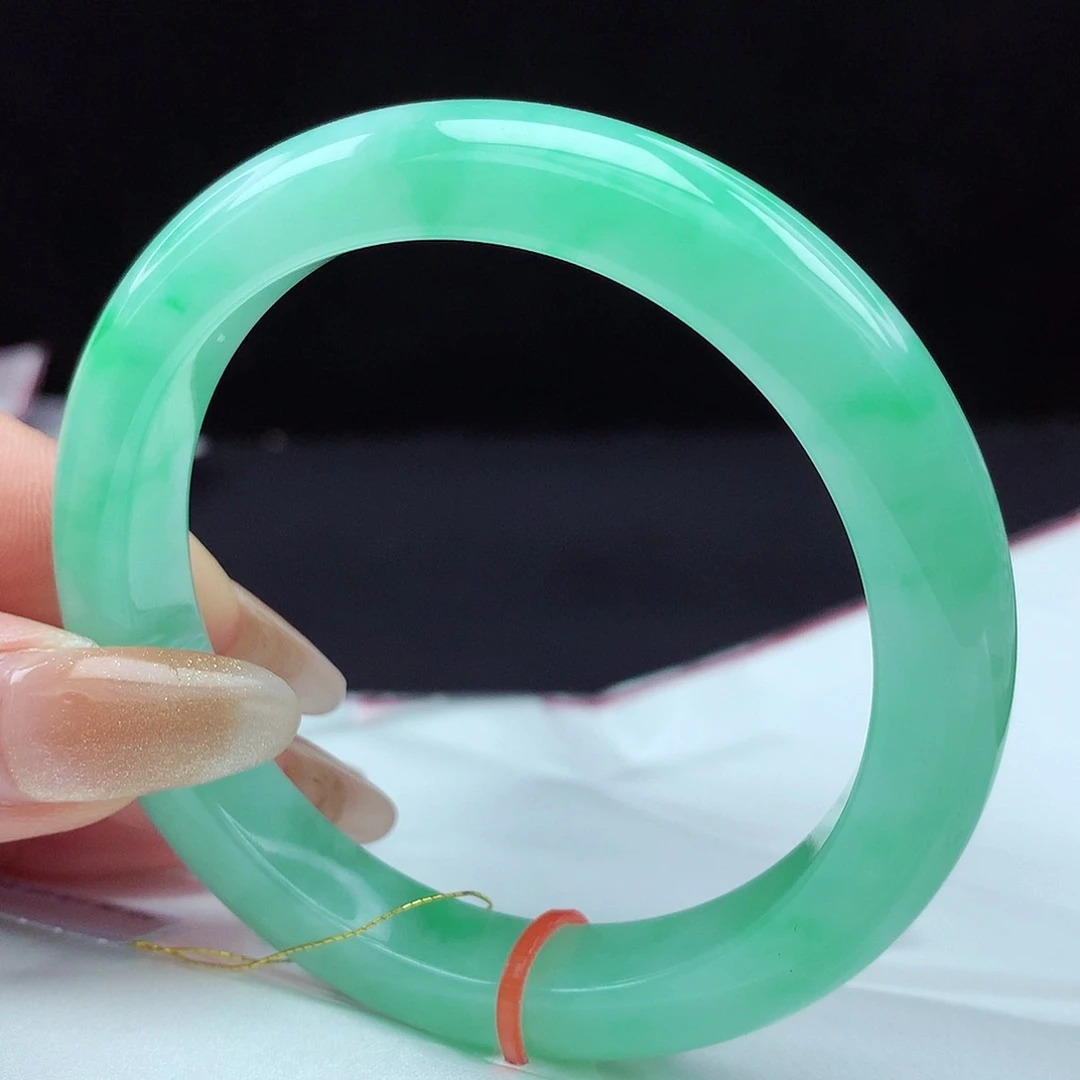 翡翠手镯未镶嵌恺*黍57圈129