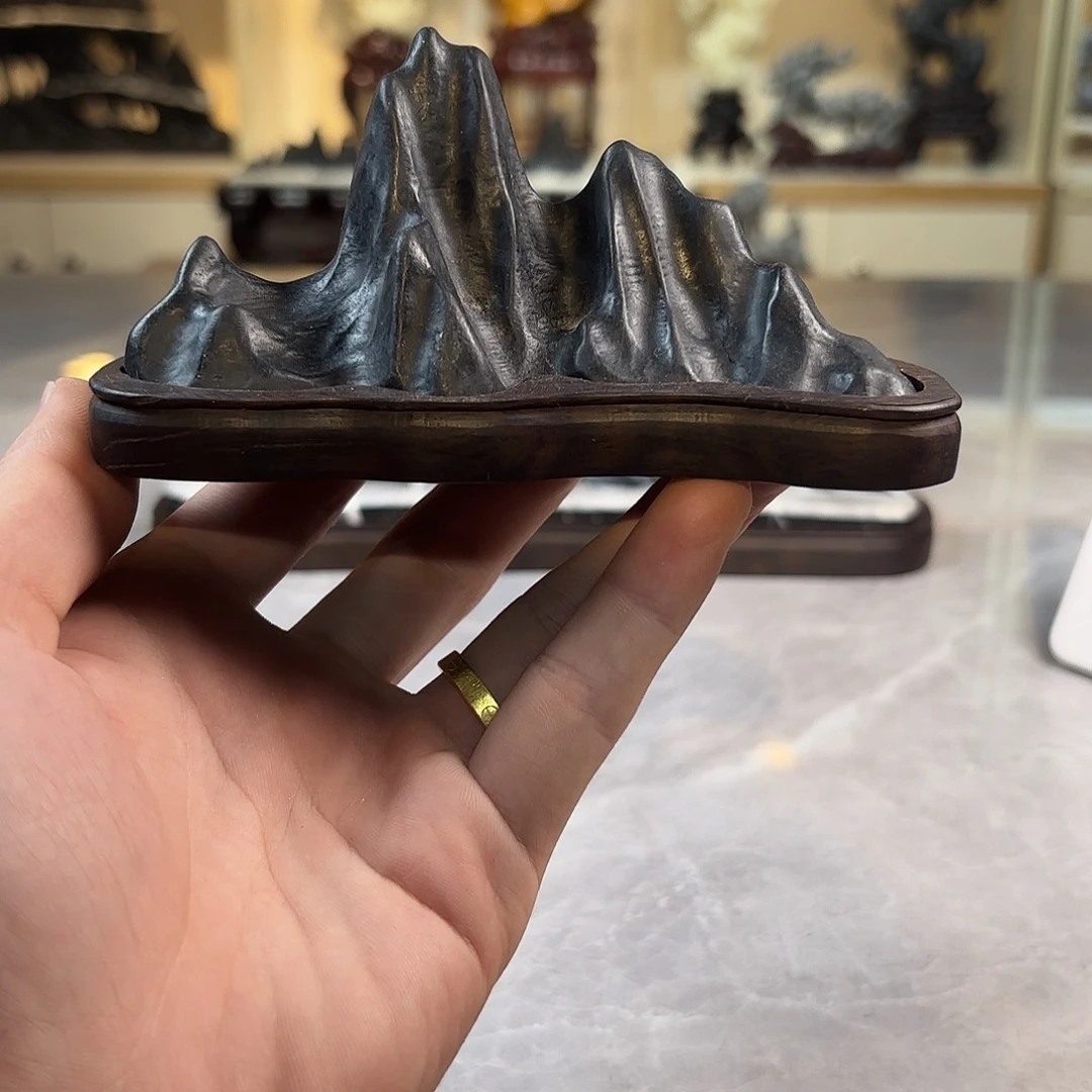 灵璧石手工雕刻奇石摆件