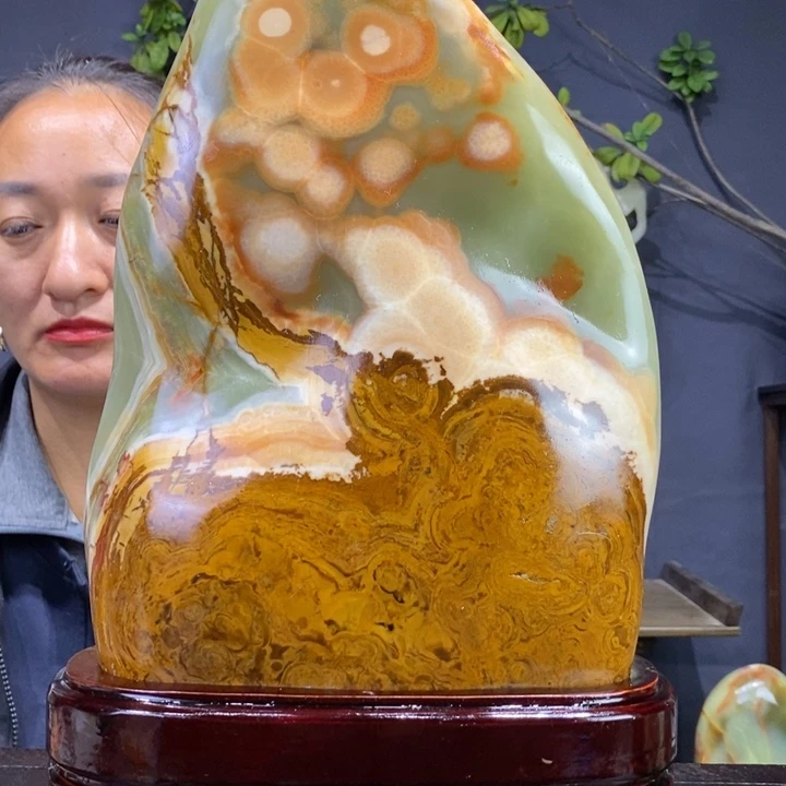 石材精品古青石摆件