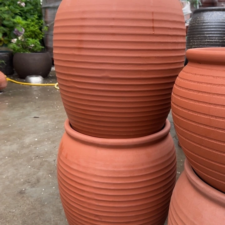 紫砂花瓶口35高50宜兴紫砂瑕疵粗糙花泥