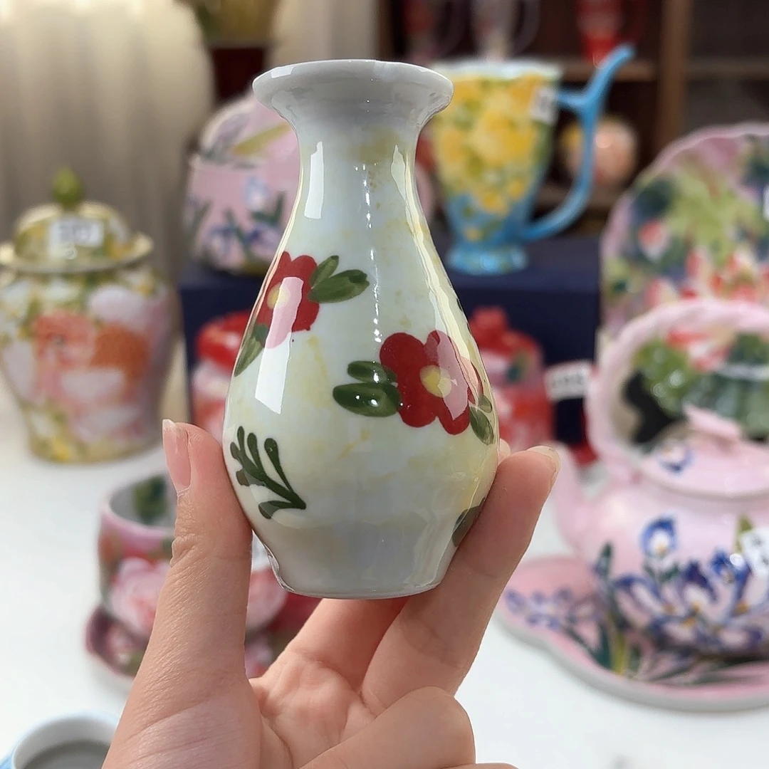 景德镇手绘高温釉下彩陶瓷茶具