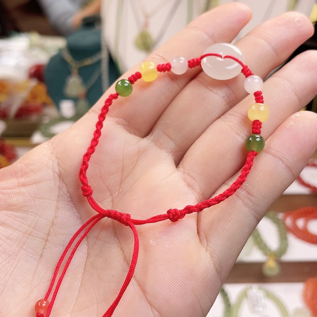 和田玉手链未镶嵌