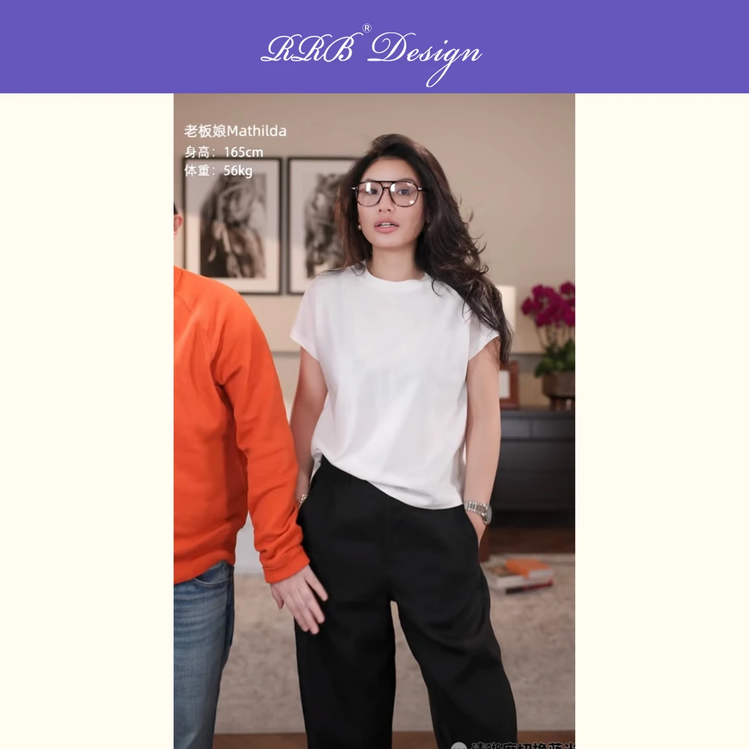 RRB Design「纸片人T」极简时髦别致休闲百搭短袖上衣