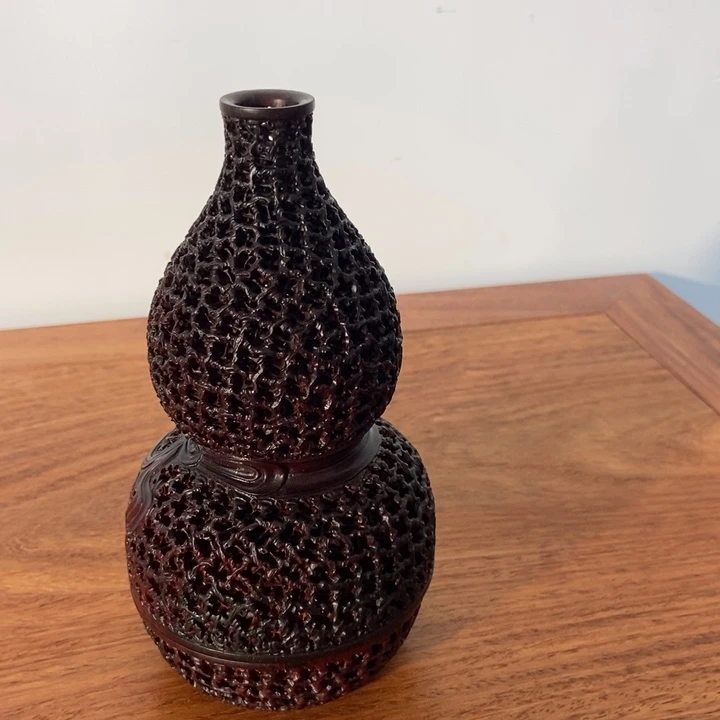 檀香紫檀（小叶紫檀）葫芦香炉