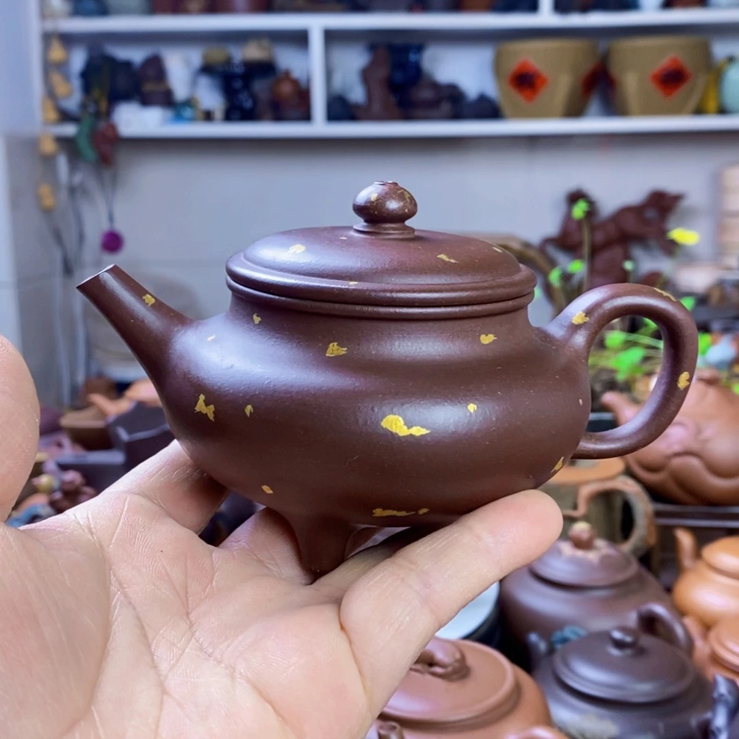 紫泥茶壶用****7原矿紫砂