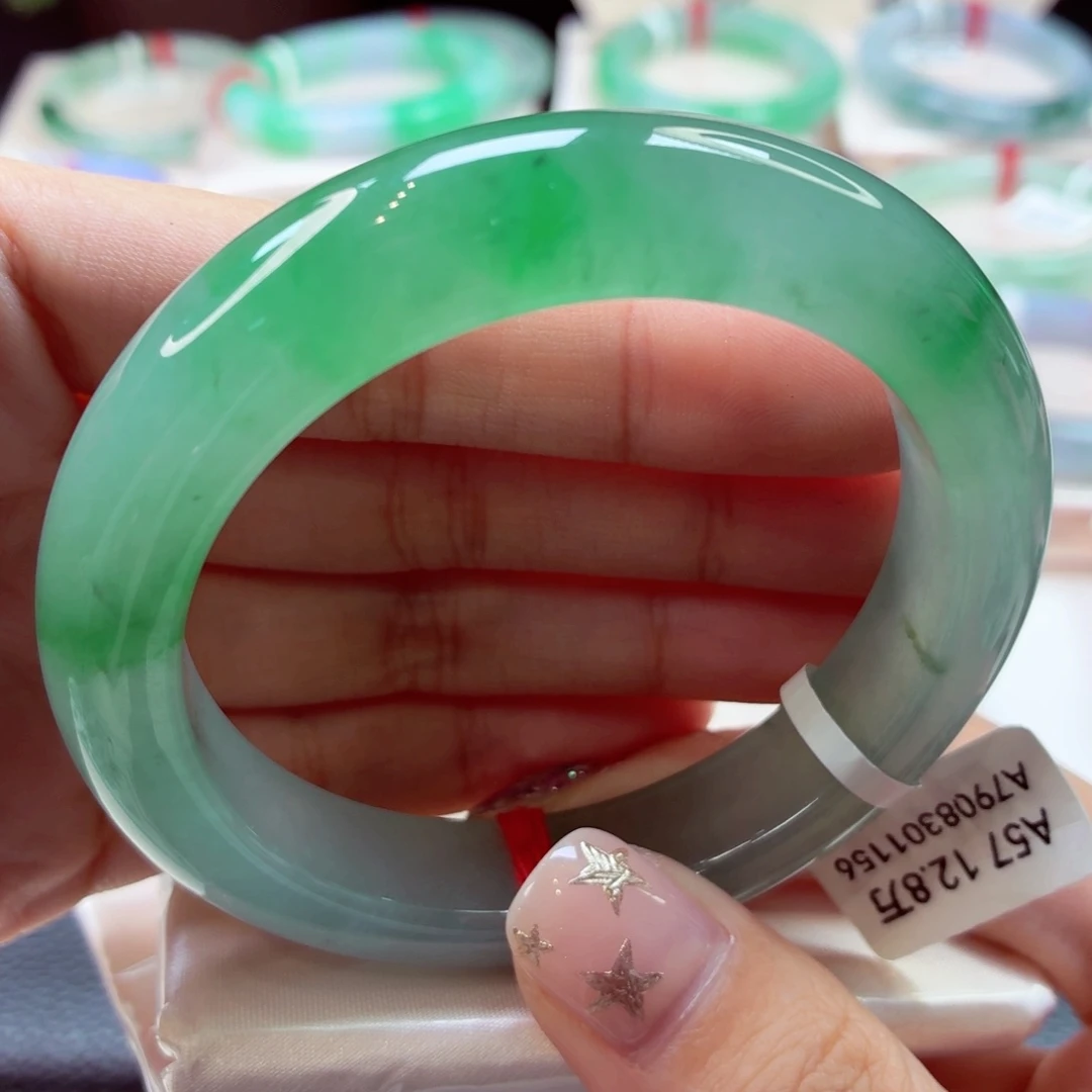 午****翡翠未镶嵌手镯正圈分单77