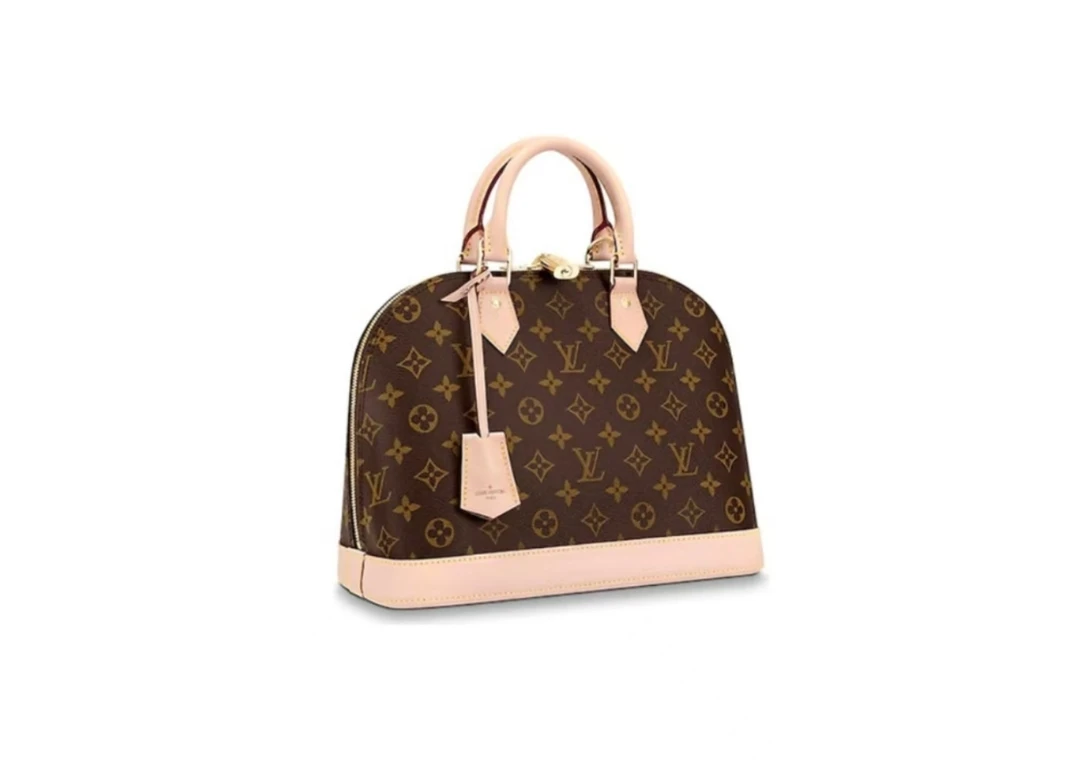 99新 LouisVuitton/路易威登 alma 贝壳包老花大号 手提款