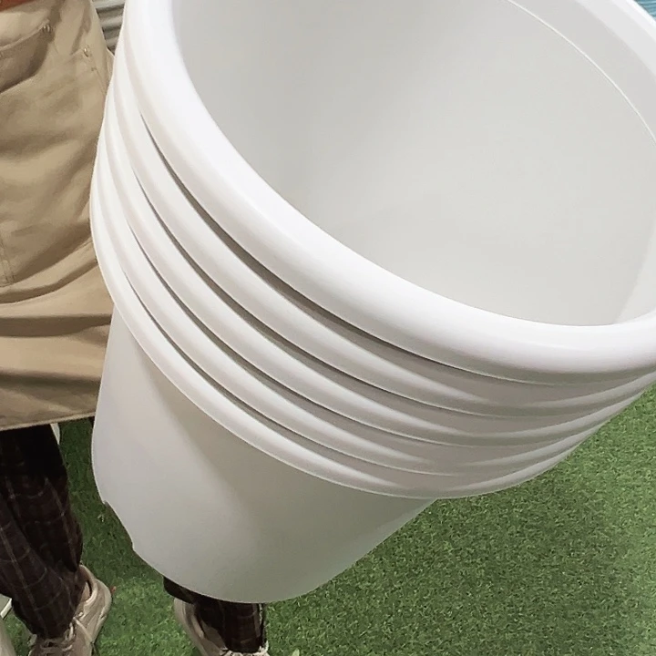 正品四季盆400口39高38白色无托5只