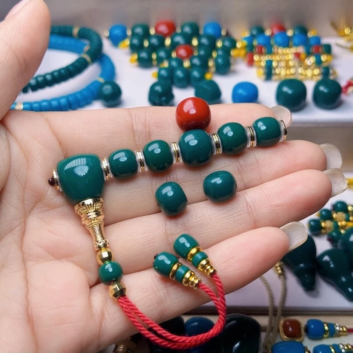 問***天分体卡12弟子珠，五连8-9-10-9-8腰珠卡9一对