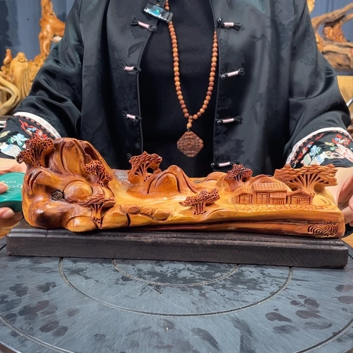 柏木（崖柏）山水倒流香送两盒香