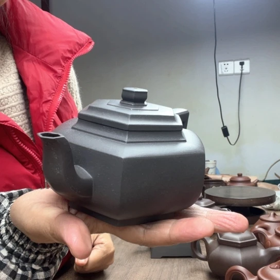 茶壶紫砂天青泥料