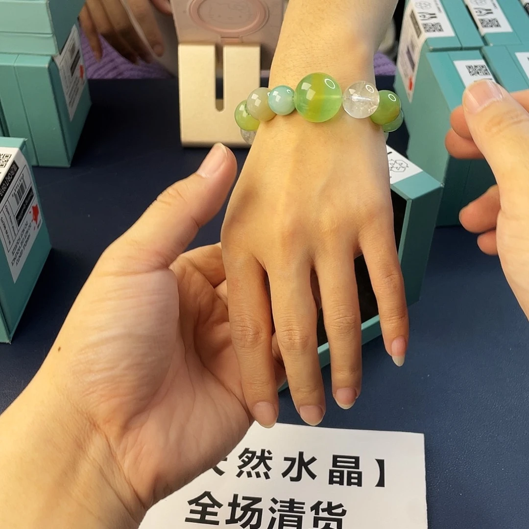 手链水晶银S925镶嵌