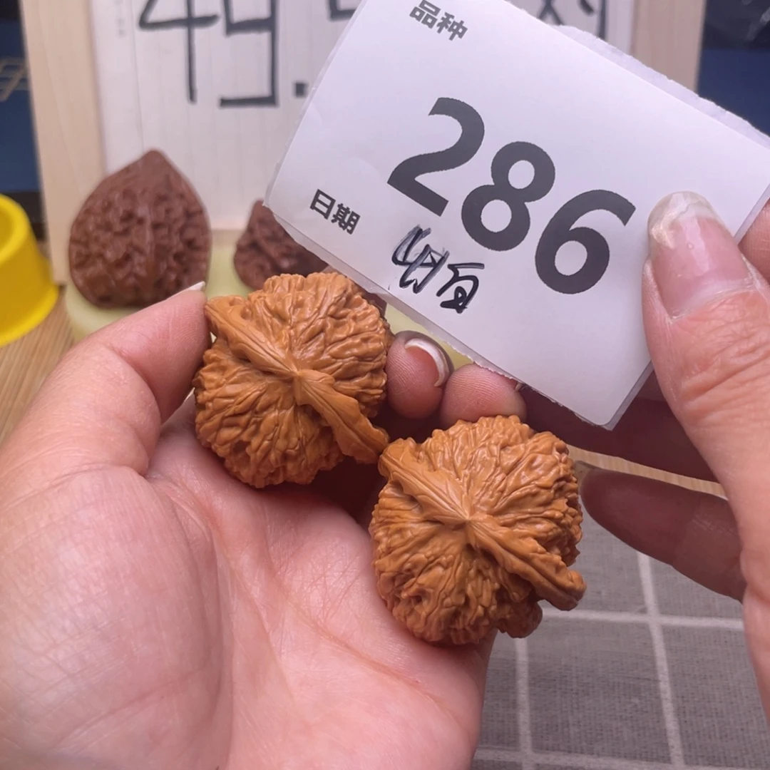 把件文玩核桃286号41白狮子