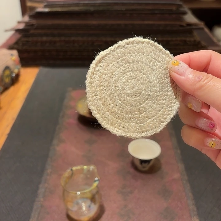 紫砂柞蚕丝养壶垫8CM