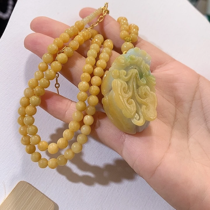 翡翠未镶嵌颈饰翡翠吊坠