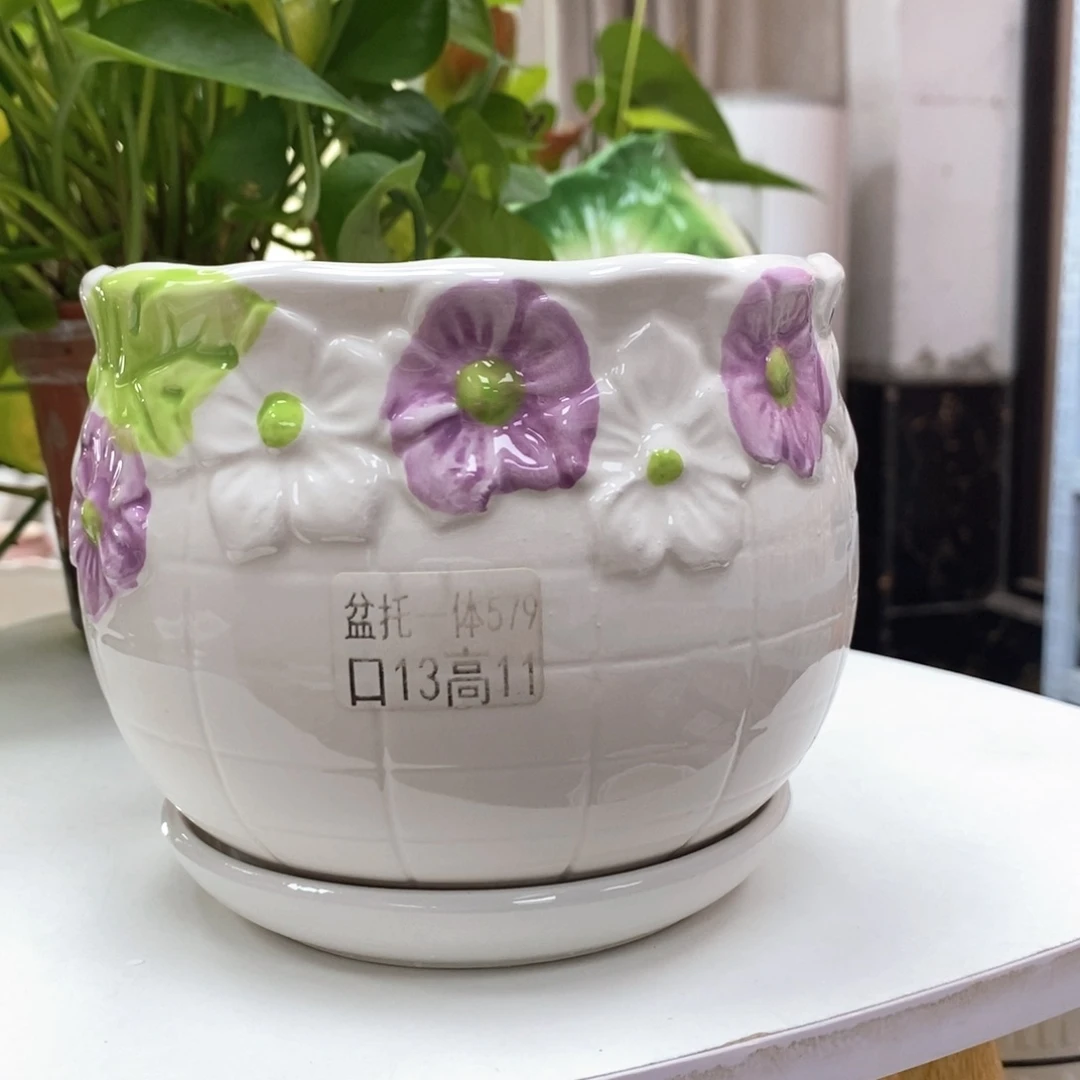 @夏西陶瓷花盆@@5579