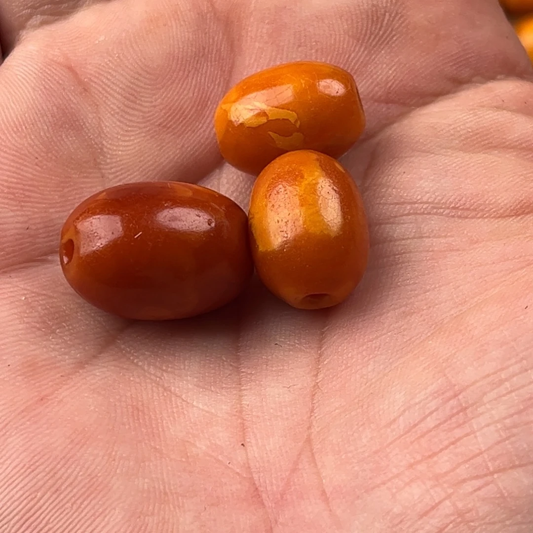 c***螂蜜蜡颈饰未镶嵌老蜜蜡