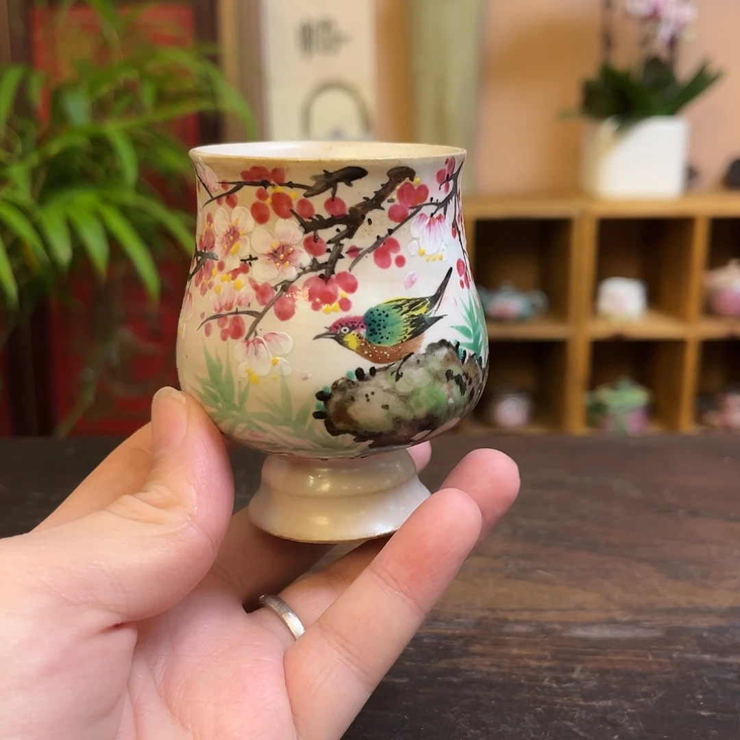 柴烧手工手绘陶瓷
