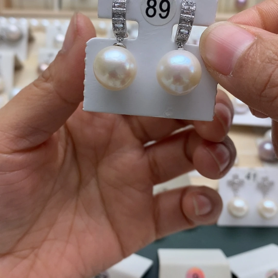 颈饰淡水珍珠银S925镶嵌